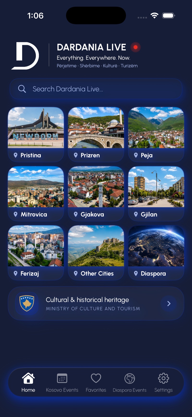 Home — choose your city