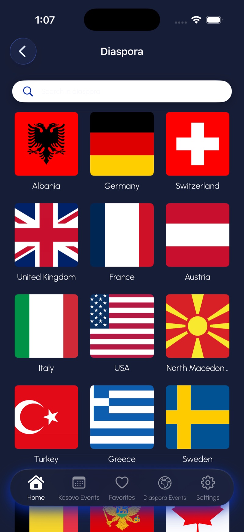 Diaspora — choose a country